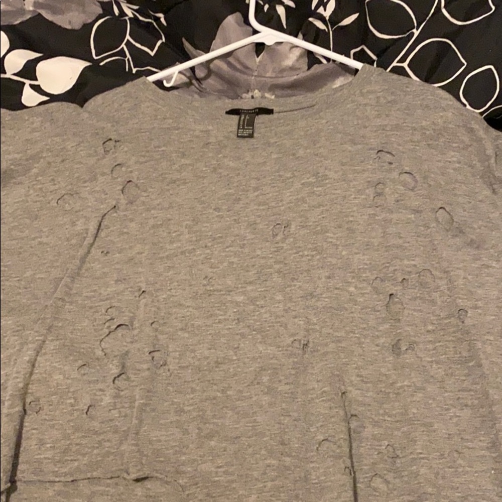 grey blouse worn once